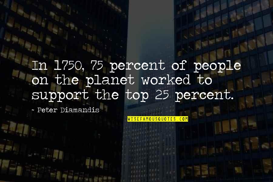 Aashiqui 2 Sad Quotes By Peter Diamandis: In 1750, 75 percent of people on the