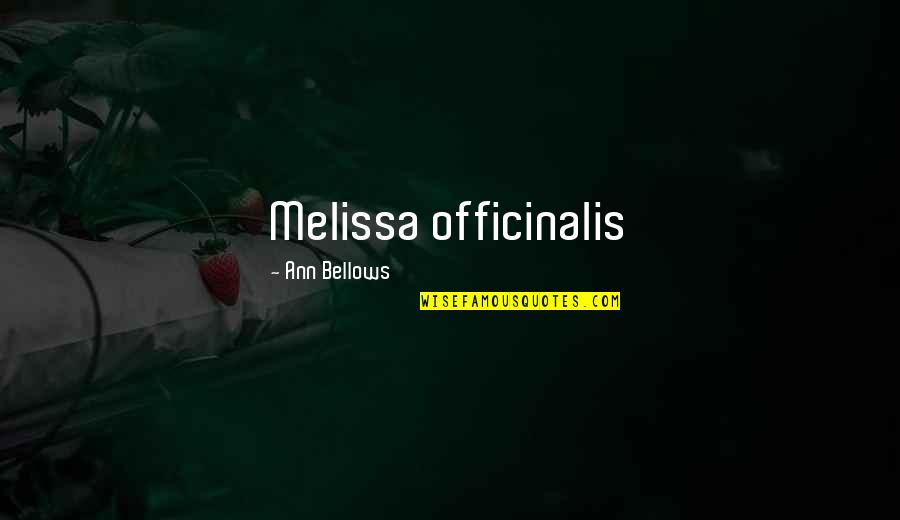Abang Bomba Quotes By Ann Bellows: Melissa officinalis Abang Bomba Quotes By Ann Bellows: Melissa officinalis