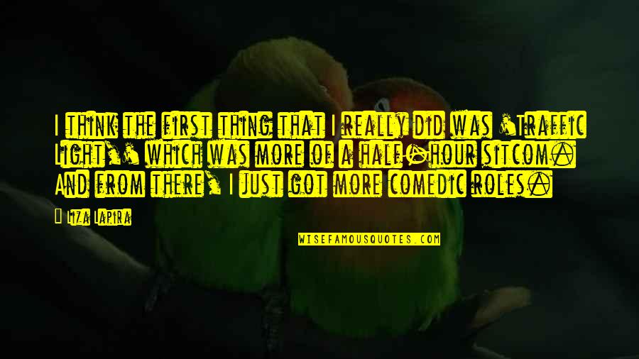 Abatidos Quotes By Liza Lapira: I think the first thing that I really Abatidos Quotes By Liza Lapira: I think the first thing that I really