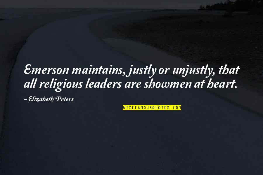 Abbs Roblox Quotes By Elizabeth Peters: Emerson maintains, justly or unjustly, that all religious Abbs Roblox Quotes By Elizabeth Peters: Emerson maintains, justly or unjustly, that all religious
