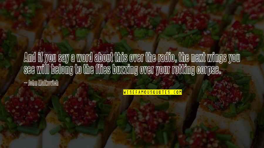 Abcd Stock Quotes By John Malkovich: And if you say a word about this