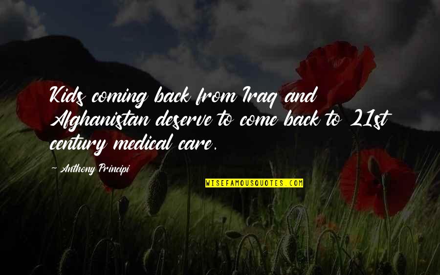 Abdelkrim El Quotes By Anthony Principi: Kids coming back from Iraq and Afghanistan deserve Abdelkrim El Quotes By Anthony Principi: Kids coming back from Iraq and Afghanistan deserve