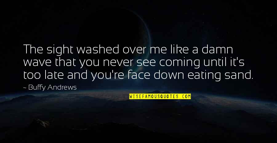 Abgaryan Shop Quotes By Buffy Andrews: The sight washed over me like a damn