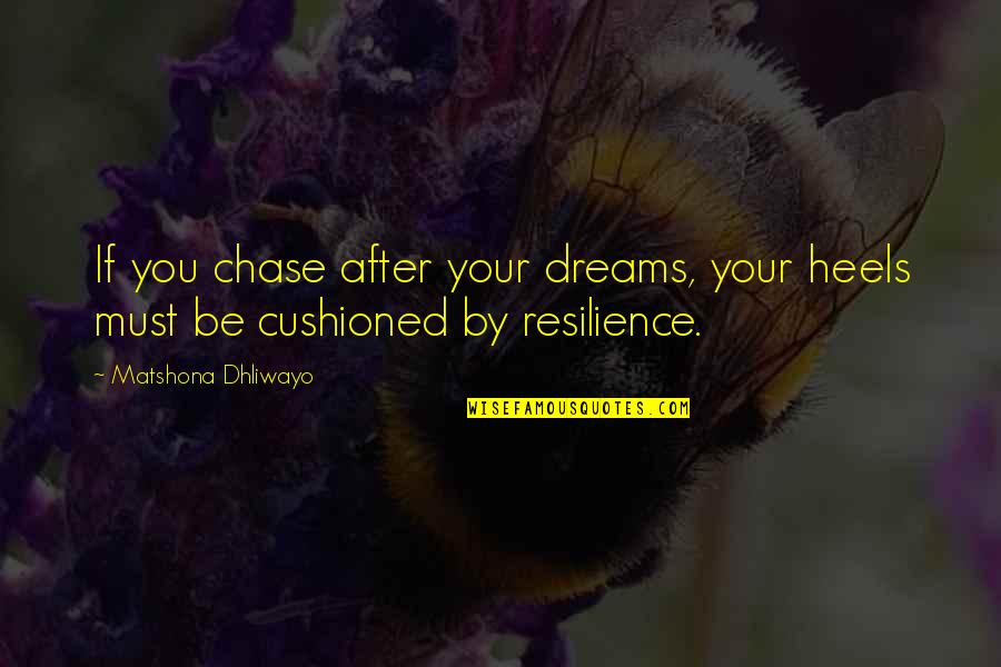Abibis Latin Quotes By Matshona Dhliwayo: If you chase after your dreams, your heels Abibis Latin Quotes By Matshona Dhliwayo: If you chase after your dreams, your heels