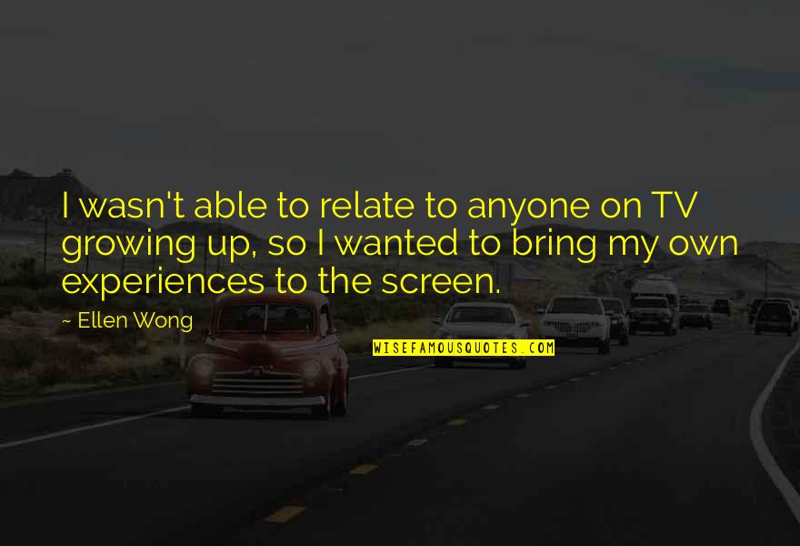 Able To Relate Quotes By Ellen Wong: I wasn't able to relate to anyone on