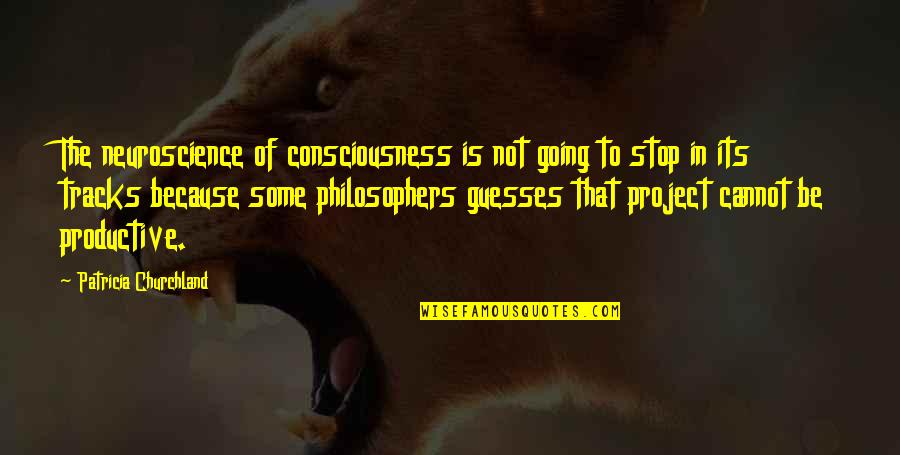 Abordajes De Cadera Quotes By Patricia Churchland: The neuroscience of consciousness is not going to Abordajes De Cadera Quotes By Patricia Churchland: The neuroscience of consciousness is not going to