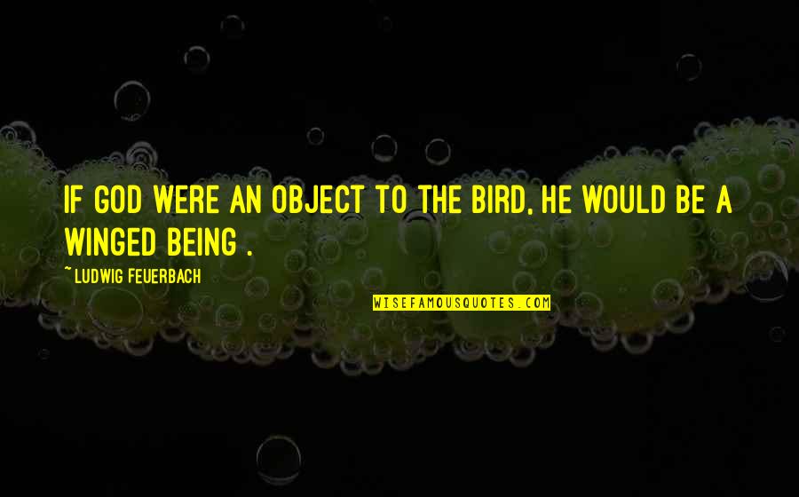 Aborrecido Sinonimo Quotes By Ludwig Feuerbach: If God were an object to the bird, Aborrecido Sinonimo Quotes By Ludwig Feuerbach: If God were an object to the bird,