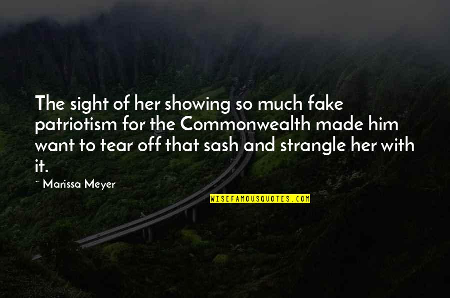 Abortion Grief Quotes By Marissa Meyer: The sight of her showing so much fake