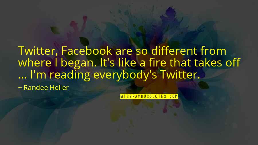 About Being Beautiful Quotes By Randee Heller: Twitter, Facebook are so different from where I