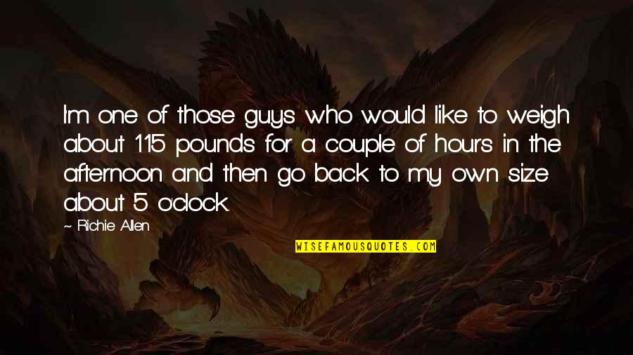 About Couple Quotes By Richie Allen: I'm one of those guys who would like About Couple Quotes By Richie Allen: I'm one of those guys who would like