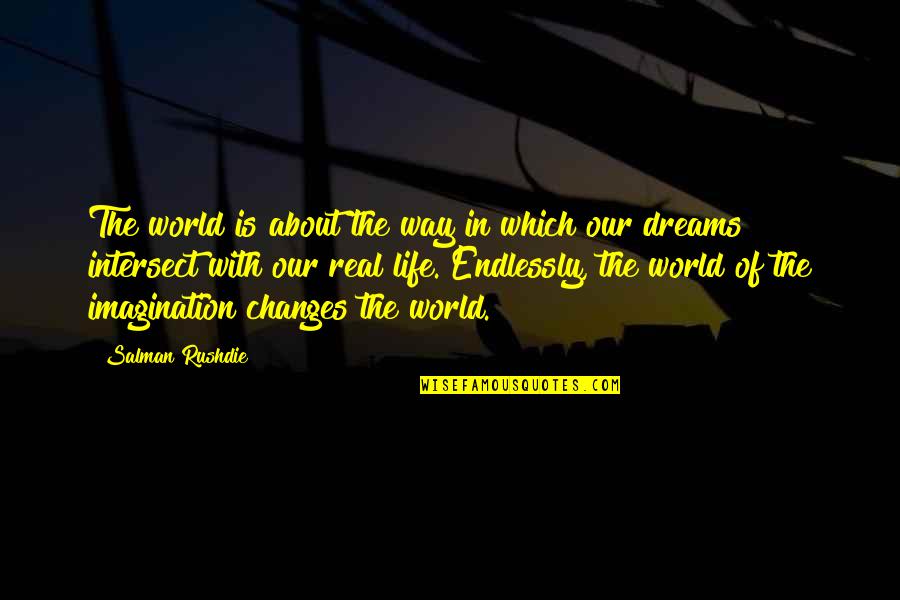About Dream Quotes By Salman Rushdie: The world is about the way in which About Dream Quotes By Salman Rushdie: The world is about the way in which