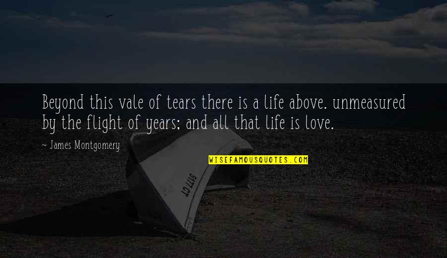 Above And Beyond Quotes By James Montgomery: Beyond this vale of tears there is a