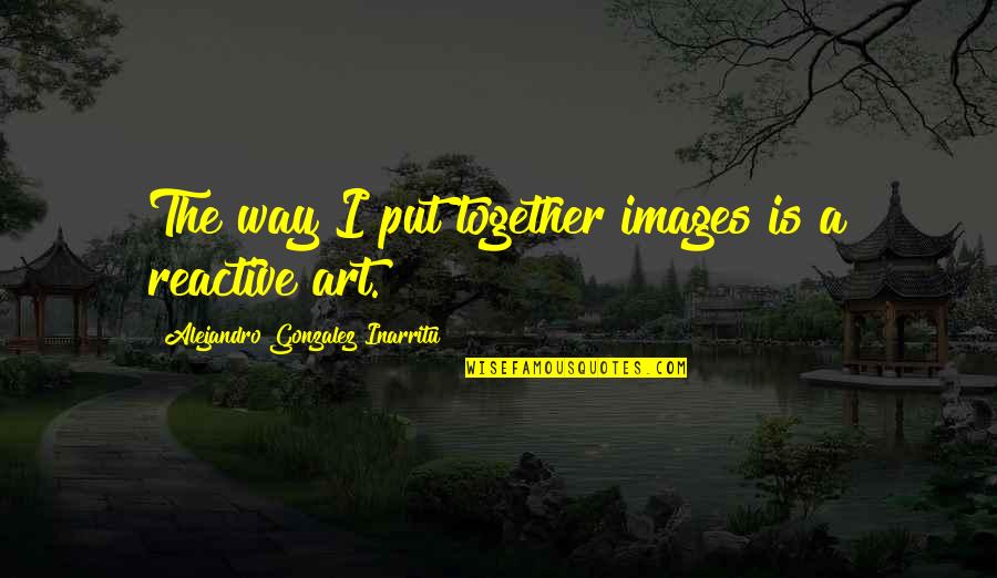 Abp Ananda Bengali Quotes By Alejandro Gonzalez Inarritu: The way I put together images is a