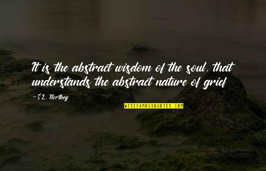 Abstract Nature Quotes By S.L. Northey: It is the abstract wisdom of the soul,