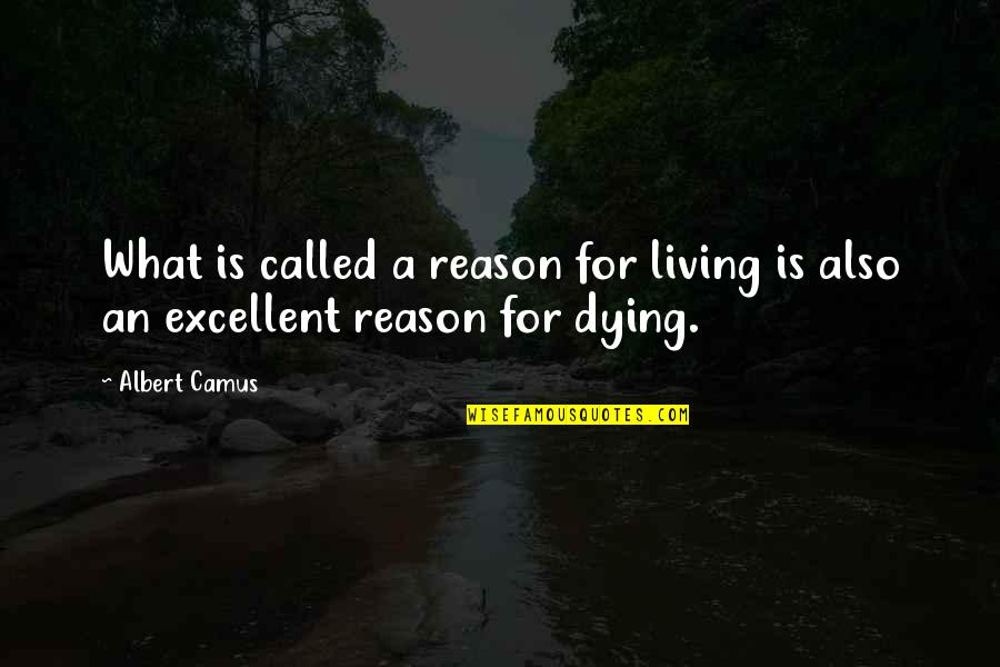Absurd Life Quotes By Albert Camus: What is called a reason for living is