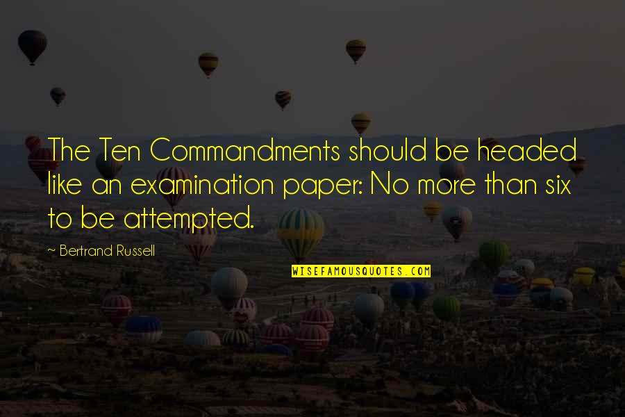 Absurdistan Csfd Quotes By Bertrand Russell: The Ten Commandments should be headed like an Absurdistan Csfd Quotes By Bertrand Russell: The Ten Commandments should be headed like an
