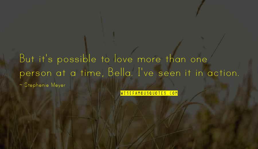 Abtahi Keivan Quotes By Stephenie Meyer: But it's possible to love more than one Abtahi Keivan Quotes By Stephenie Meyer: But it's possible to love more than one