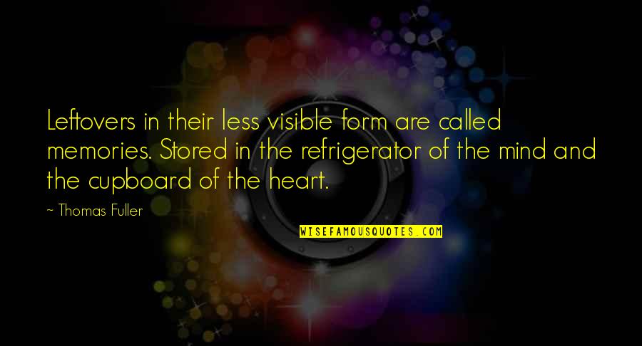 Abu Hanifa Quotes By Thomas Fuller: Leftovers in their less visible form are called Abu Hanifa Quotes By Thomas Fuller: Leftovers in their less visible form are called