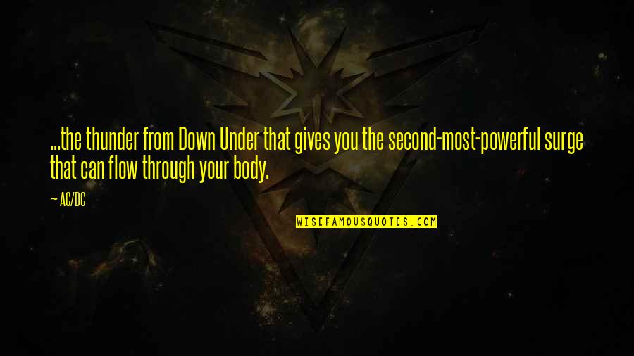Ac/dc Quotes By AC/DC: ...the thunder from Down Under that gives you Ac/dc Quotes By AC/DC: ...the thunder from Down Under that gives you