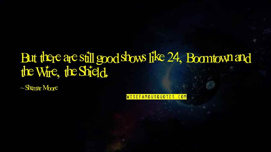 Academic Advisor Quotes By Shemar Moore: But there are still good shows like 24,