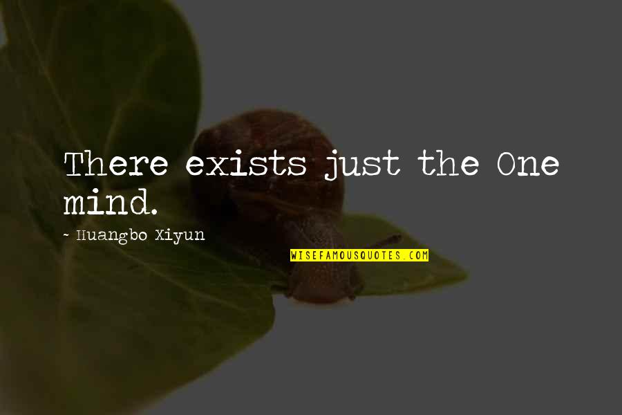 Acari Quotes By Huangbo Xiyun: There exists just the One mind.