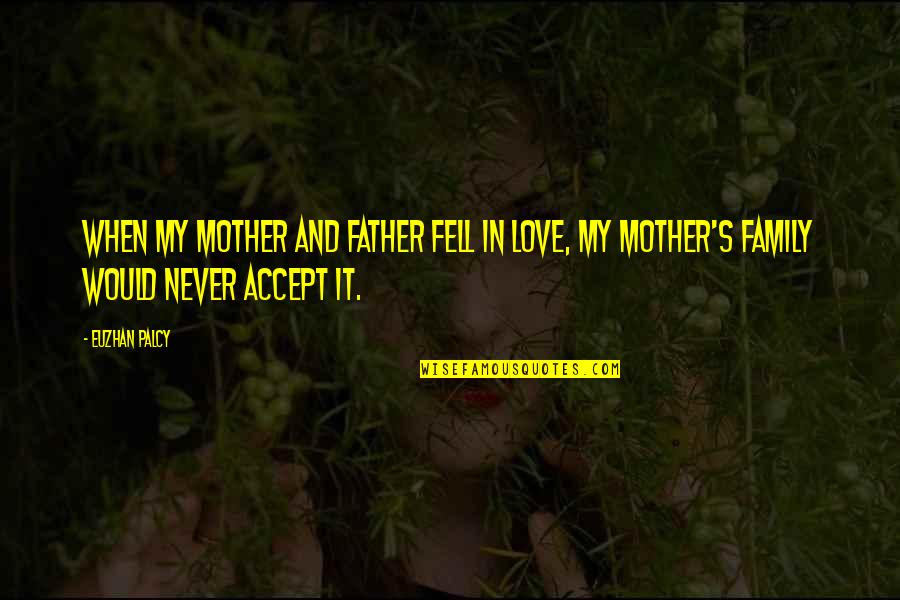 Accept Love Quotes By Euzhan Palcy: When my mother and father fell in love,