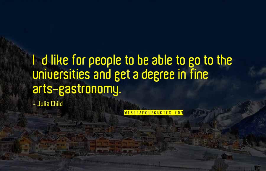 Accident The Pilot Quotes By Julia Child: I'd like for people to be able to Accident The Pilot Quotes By Julia Child: I'd like for people to be able to