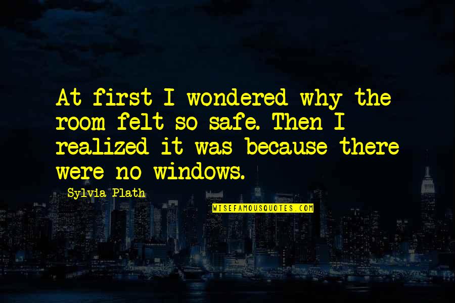 Acerbo Sinonimo Quotes By Sylvia Plath: At first I wondered why the room felt