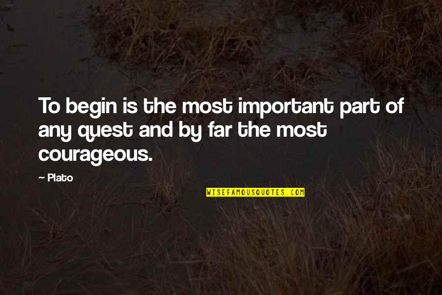 Acetylene Quotes By Plato: To begin is the most important part of