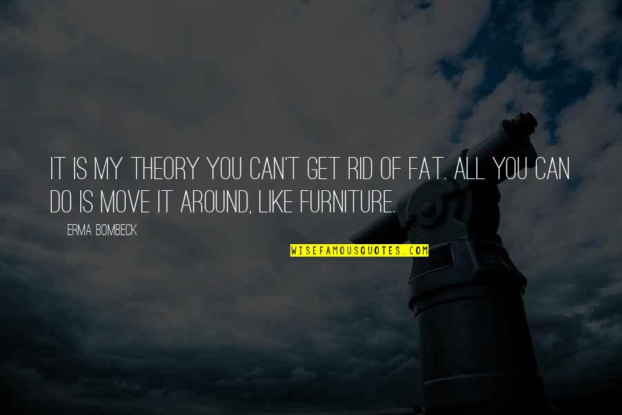 Achieving Goals Quote Quotes By Erma Bombeck: It is my theory you can't get rid Achieving Goals Quote Quotes By Erma Bombeck: It is my theory you can't get rid