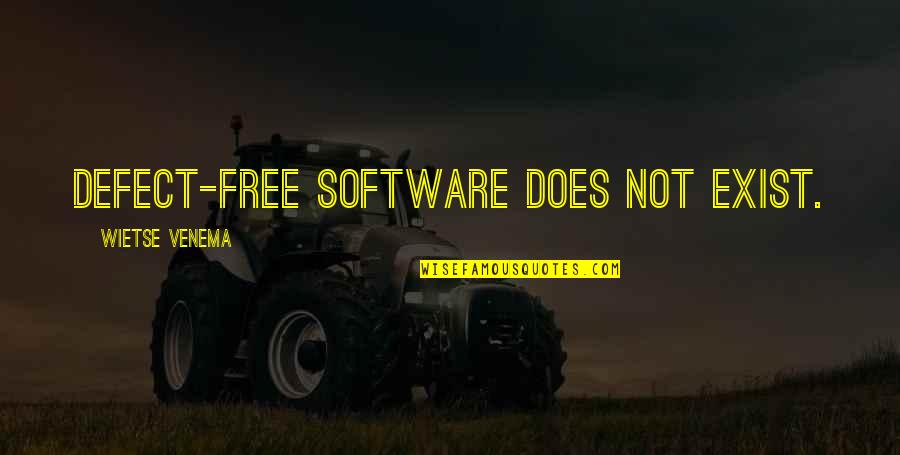Achievment Quotes By Wietse Venema: Defect-free software does not exist.