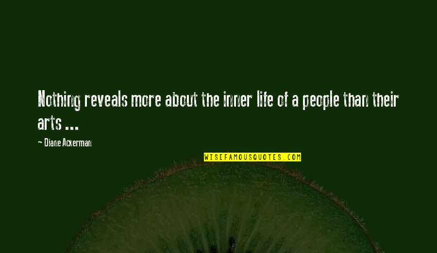 Ackerman Quotes By Diane Ackerman: Nothing reveals more about the inner life of