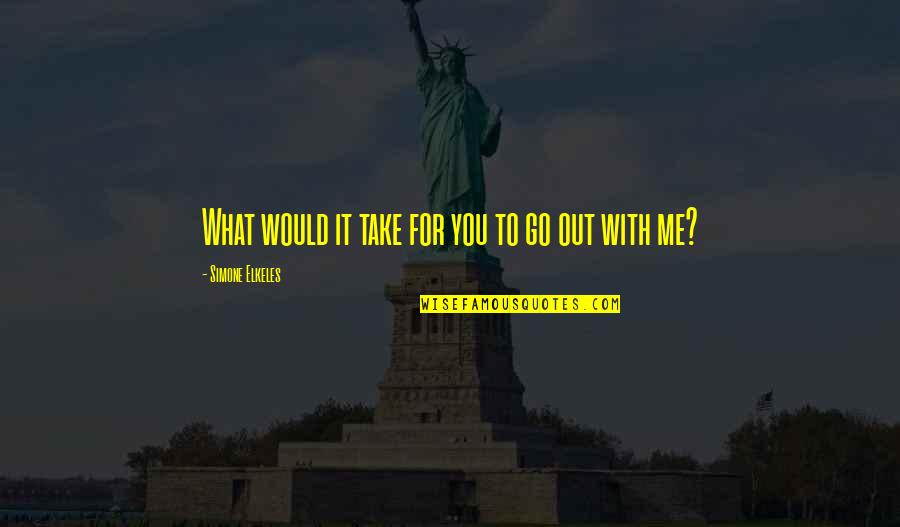 Acontecer In English Quotes By Simone Elkeles: What would it take for you to go