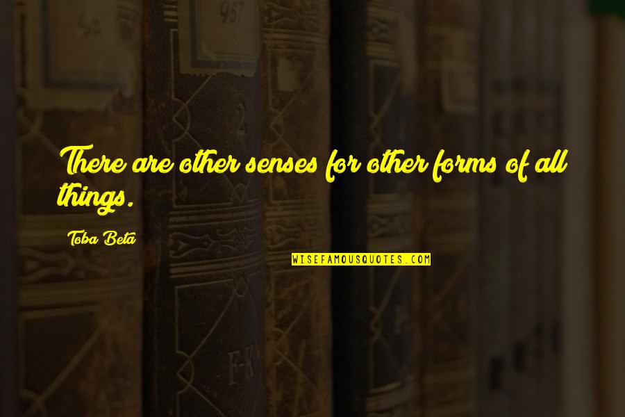 Acquah 3 Quotes By Toba Beta: There are other senses for other forms of