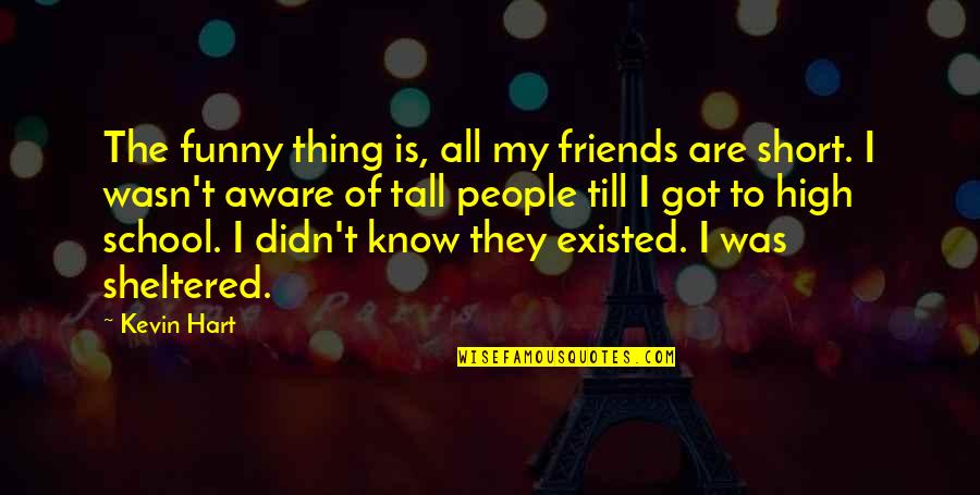 Acquintance Quotes By Kevin Hart: The funny thing is, all my friends are Acquintance Quotes By Kevin Hart: The funny thing is, all my friends are