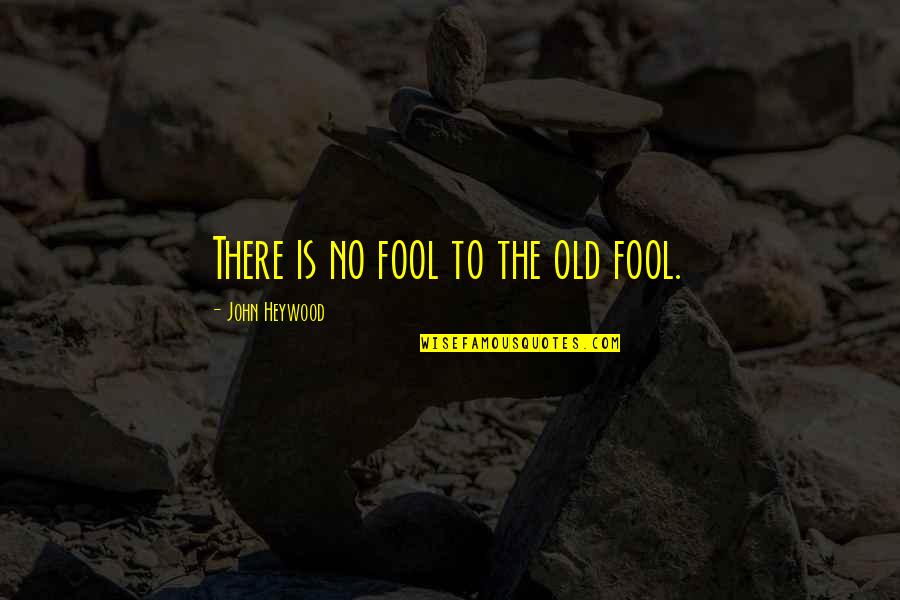 Act2802 Quotes By John Heywood: There is no fool to the old fool.