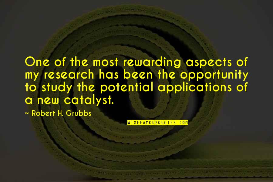 Adderall Had Me Like Quotes By Robert H. Grubbs: One of the most rewarding aspects of my