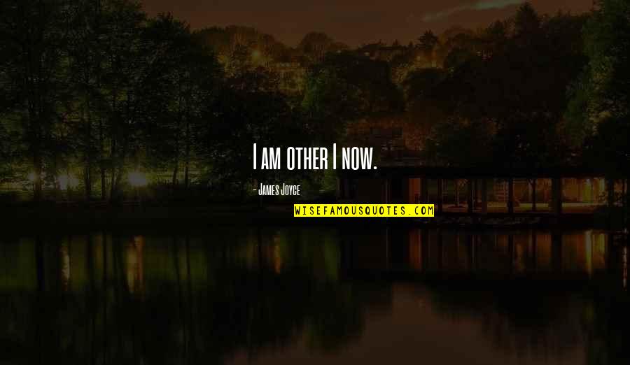 Adelphos Greek Quotes By James Joyce: I am other I now.