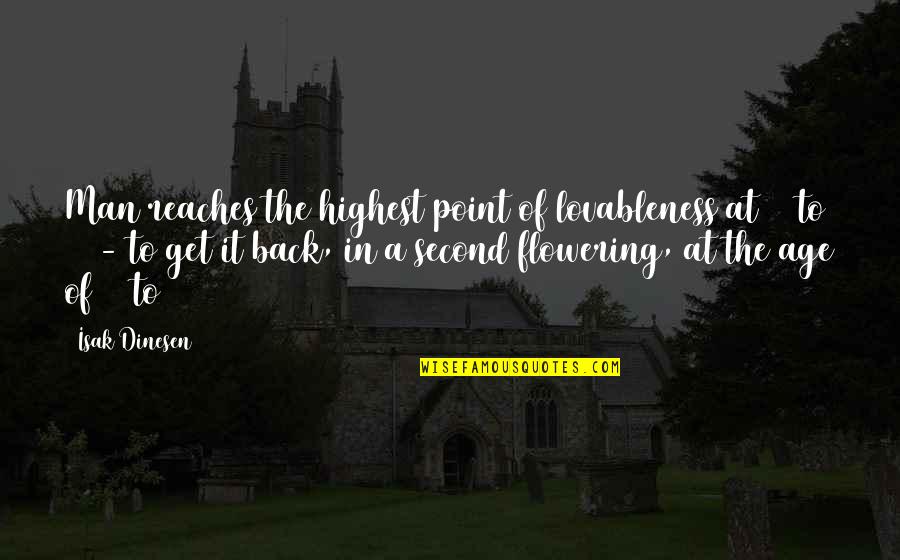 Adhd In Adults Quotes By Isak Dinesen: Man reaches the highest point of lovableness at Adhd In Adults Quotes By Isak Dinesen: Man reaches the highest point of lovableness at