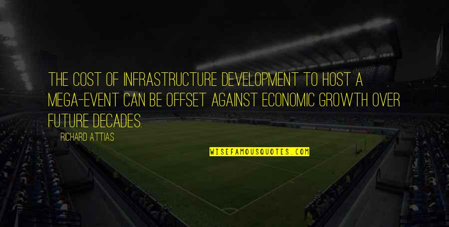 Adilene Quotes By Richard Attias: The cost of infrastructure development to host a