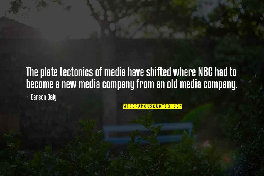 Aditya Varma Quotes By Carson Daly: The plate tectonics of media have shifted where