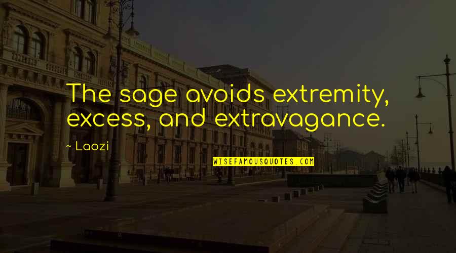 Adivinanzas De Animales Quotes By Laozi: The sage avoids extremity, excess, and extravagance.
