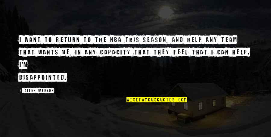 Administrated Define Quotes By Allen Iverson: I want to return to the NBA this Administrated Define Quotes By Allen Iverson: I want to return to the NBA this