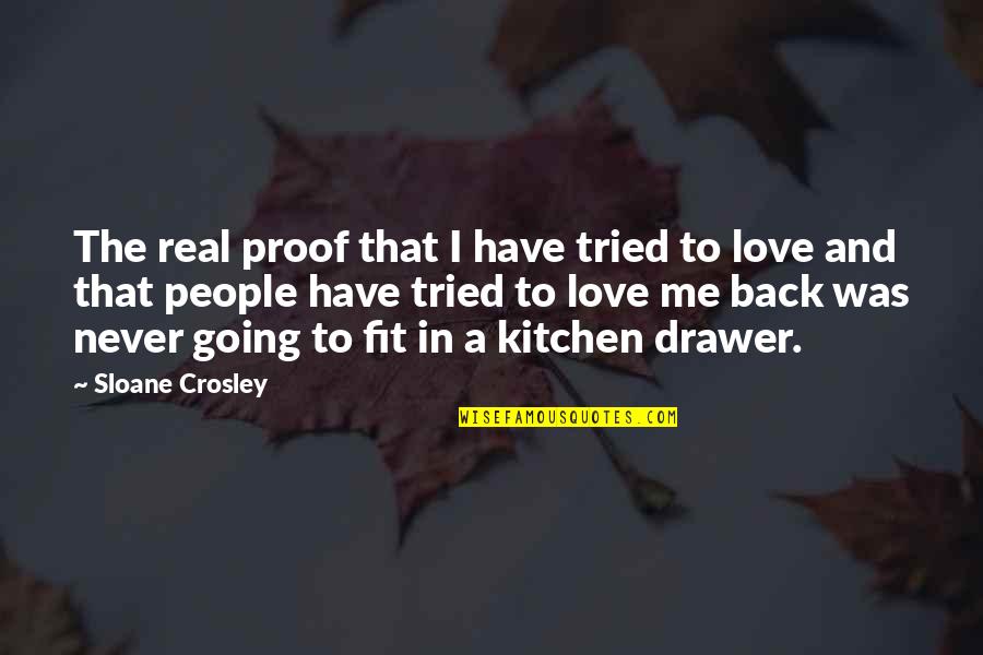 Adminsistrative Quotes By Sloane Crosley: The real proof that I have tried to