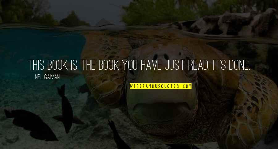 Admissible Evidence Quotes By Neil Gaiman: This book is the book you have just Admissible Evidence Quotes By Neil Gaiman: This book is the book you have just