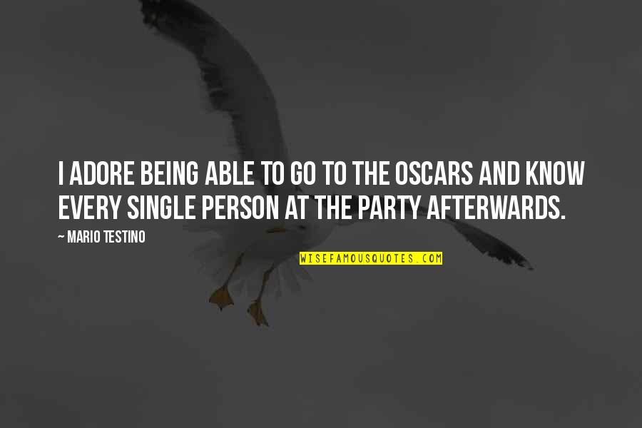 Adore Quotes By Mario Testino: I adore being able to go to the Adore Quotes By Mario Testino: I adore being able to go to the