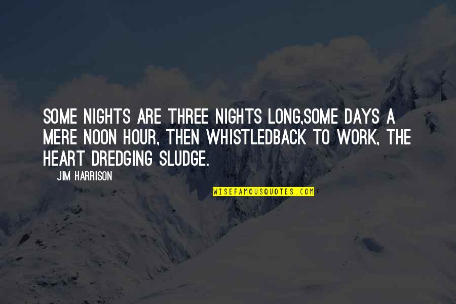 Adotta Quotes By Jim Harrison: Some nights are three nights long,some days a Adotta Quotes By Jim Harrison: Some nights are three nights long,some days a