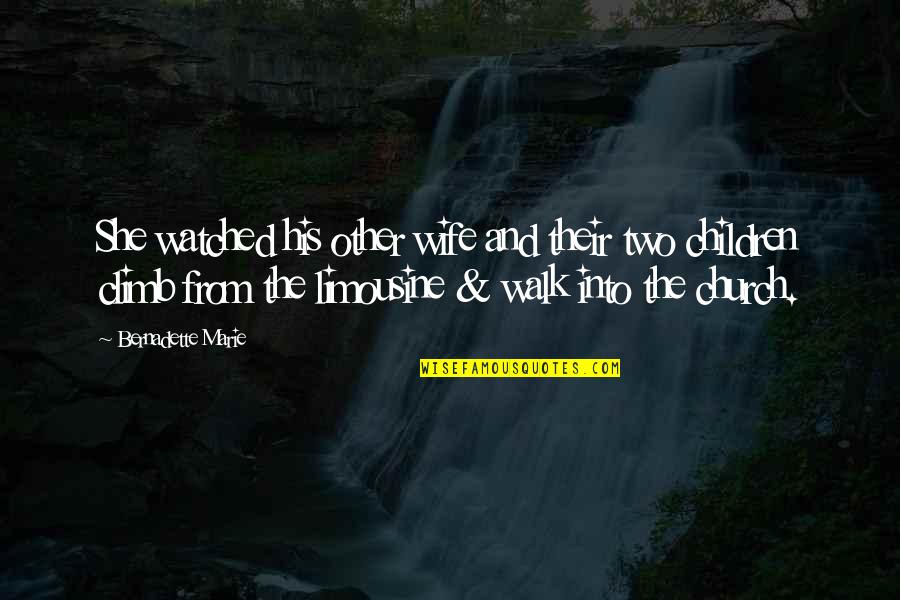 Adrian Frutiger Quotes By Bernadette Marie: She watched his other wife and their two