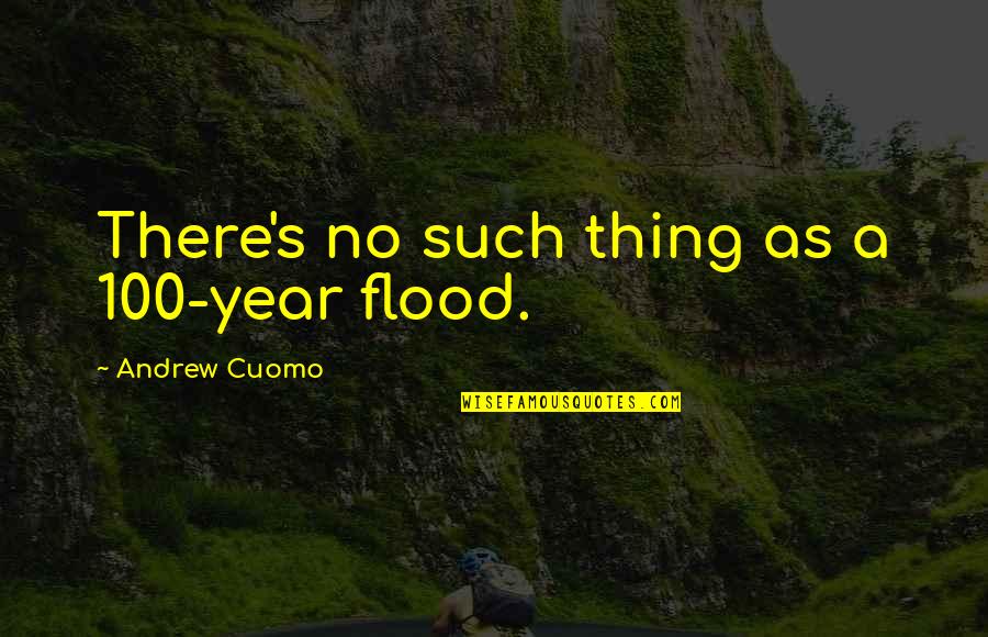 Advance Of Parole Quotes By Andrew Cuomo: There's no such thing as a 100-year flood.