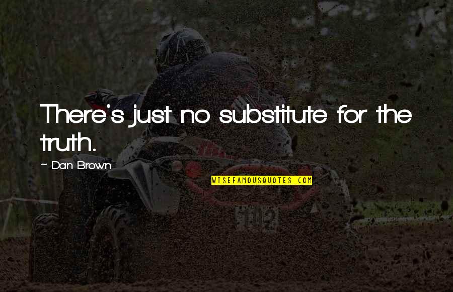 Advanced Office Quotes By Dan Brown: There's just no substitute for the truth. Advanced Office Quotes By Dan Brown: There's just no substitute for the truth.